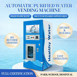 Máquina Expendedora de Agua de Ósmosis Inversa RO de 400 GPD, Personalizada para Uso Comunitario, Totalmente Automática 24H, con Múltiples Métodos de Pago - Product Image 1