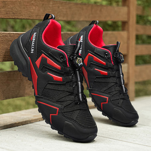 Chaussures de randonnée respirantes pour hommes, ajustement par boucle rotative, antidérapantes, durables, pour activités de plein air - Product Image 5