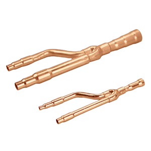 CE chứng nhận điều hòa không khí chi nhánh khớp phân tán Ống refnet Đồng VRF phụ kiện đường ống điều hòa không khí VRF <span class=keywords><strong>Y</strong></span> chi nhánh - Product Image 1