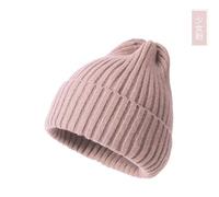 Bonnet en tricot jacquard uni avec motif écossais style Dobby – Chapeau d'hiver pour adultes – Prêt pour les voyages