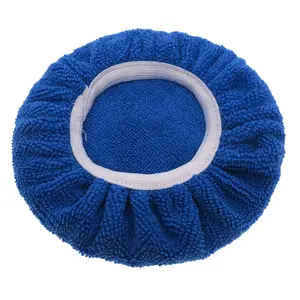 5-6" General Dark Blue Car Microfiber Bonnet Buffing Pad Car Polisher Wave Buffing Polishing Bonnet Pad For Car Paint Care