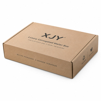 Boîte d'expédition en carton ondulé recyclable de luxe XJY pour vêtements, sous-vêtements, t-shirts