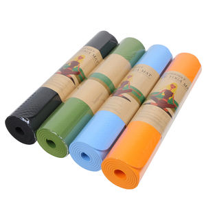 Esterilla de Yoga antideslizante de doble cara TPE de 6mm de alta calidad, 183cm, rebote suave, marca XINGYUN, logotipo personalizado de fábrica, producto al por mayor - Product Image 5