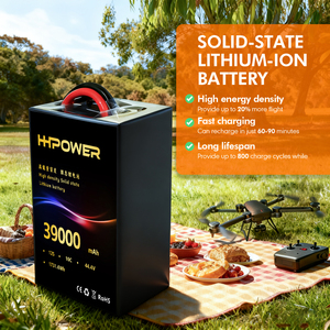 แบตเตอรี่โดรน HHPOWER 12S 44.4V 39000mAh 1731.6Wh ความหนาแน่นสูง 10C กึ่งโซลิดสเตท สำหรับโดรนเกษตรกรรมและอุตสาหกรรม รุ่น PL7217420 - Product Image 5