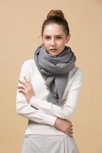 Thin Warm <b>Wool</b> Resist Wind Shawl 100% Worsted <b>Wool</b> <b>Scarf</b> Plain Solid Woven Merino <b>Wool</b> Shawl for Women - Product Image 3