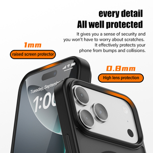 Оптовая продажа, 2025 на заказ, Роскошный чехол для мобильного телефона, Магнитный чехол для iPhone 17 Pro Max, защита для камеры, Аксессуары для мобильных телефонов - Product Image 5