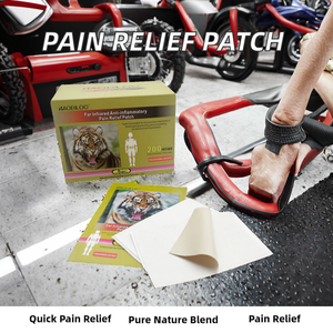 Plester perekat terapi alami, plester perekat herbal alami, efektif untuk menenangkan otot punggung dan sendi, menghilangkan rasa sakit - Product Image 2