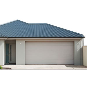 Porte de garage électrique intelligente en aluminium avec fenêtre, couleur et taille personnalisées pour cuisine et maison, tension universelle 110-240V - Product Image 1