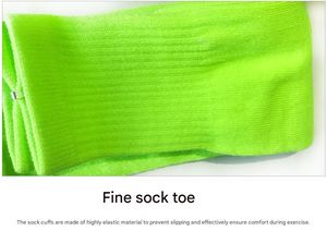 Bulk Custom Embroidery Print Logo Professional Football Team <b>Socks</b> Wholesale <b>Polyester</b>/Cotton Anti-Slip Grip Performance <b>Socks</b> - Product Image 4