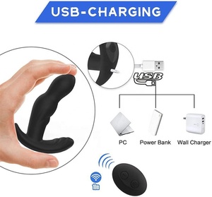 플러그 버트 남성 전립선 마사지에 대한 원격 제어 도매 회전 전립선 마사지 장치 - Product Image 3