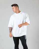 T-shirt Oversize en Coton Personnalisé pour Hommes – Collection Été 2026 – Vente en Gros – T-shirts Homme Grande Taille à Épaules Tombantes