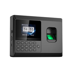 Horloge de présence d'empreintes digitales Machine d'<span class=keywords><strong>employé</strong></span> Enregistreur de temps d'équipement de bureau avec communication USB Capacité d'empreintes digitales de 1000 - Product Image 6