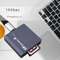 Lecteur de carte USB externe pour CFexpress USB 3.2 Gen2 10 Gbps, adaptateur d'écriture de carte mémoire USB-C pour carte CF, appareil photo, photographie