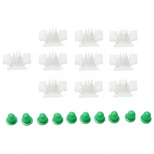 Clips en Nylon Aupin pour garnitures de protection de porte de voiture BMW 51132251394, Installation facile, plastique POMPP - Product Image 1