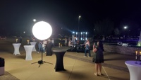 Tour de lumière gonflable Airstar LED RGB CCT 200W avec trépied pour la publicité, les mariages et les fêtes
