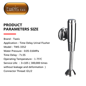 Tweis Tường Gắn Tự Đóng Cửa Flusher Nơi Để Tiểu Điều Khiển Thông Minh Thời Gian Chậm Trễ Nhà Vệ Sinh XẢ VAN - Product Image 5
