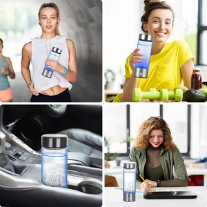 Generador de Agua Hidrogenada Portátil con Tecnología SPE PEM, Ionizador de Botella de Agua de Vidrio, Mejora el Agua en 3 Minutos para Uso en Casa, Exteriores, Automóviles y Autocaravanas - Product Image 5