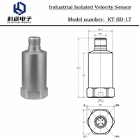 Sensor de Velocidad de Vibración Ketu 1-5V, Transductor Piezoeléctrico de Velocidad 0-10mm/s, Transmisor de Vibración Impermeable, a Prueba de Polvo y Aceite
