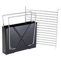 Barbecue portable pliant en forme de X pour pique-nique, escalade et camping, au charbon de bois, avec chariot métallique thermolaqué et flamme intégrée