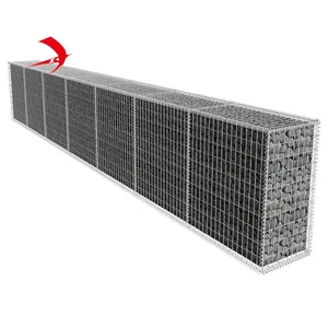 4.0mm 2x1x0.5m 50x100mm gabions कीमतों तार जाल वेल्डेड gabion टोकरी bunnings आईएसओ फैक्टरी द्वारा