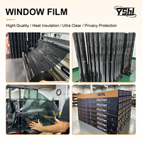 Film teinté nano-céramique anti-UV 99 % pour vitres de voiture 5 % 10 % 35 % 50 % 70 % VLT pour automobile