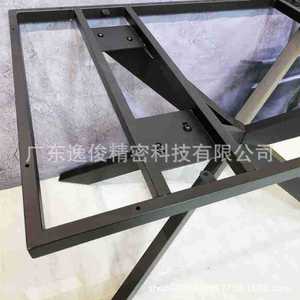 Pieds de table en fer personnalisables 1250*700*720MM, design industriel robuste pour lieux commerciaux - Product Image 5