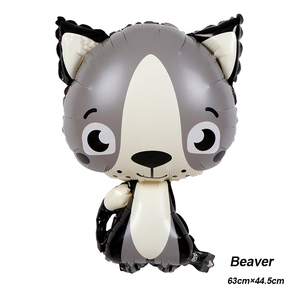 Globos de papel de aluminio de animales marinos de la jungla al por mayor para fiesta de graduación Feliz cumpleaños Baby Shower decoraciones Tema de zoológico de dibujos animados - Product Image 4