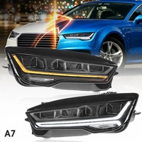 Pour Audi A7 2011-2018, ensemble de phares Matrix modifiés, phares LED complets 6000K, feux de jour de haute qualité