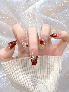 Offre Spéciale : Faux Ongles 3D en Gel <span class=keywords><strong>à</strong></span> Porter, Magnifiques Ongles <span class=keywords><strong>à</strong></span> Presser Longs Faits Main - Product Image 3