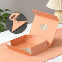 Boîtes cadeaux magnétiques modernes pour l'expédition, vente en gros, boîtes rigides vides de qualité supérieure pour les fêtes, double porte, ruban, nœud, recyclables, personnalisables