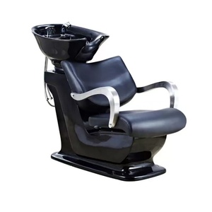 Syf Hot Sale Gold Black Beauty Salon Furniture Modern Hair Washing <b>Shampoo</b> <b>Chair</b> - Product Image 5