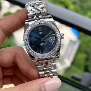 Orologio Automatico di Lusso con Movimento Giapponese, Certificato Tester di Diamanti, Moissanite, Lunetta con Diamanti, Relojes Hombre - Product Image 6