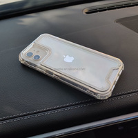 Vente en gros 3 en 1 épaissie Protection complète Transparent clair et noir PC + TPU étui antichoc pour 16 15 14 13 12 11