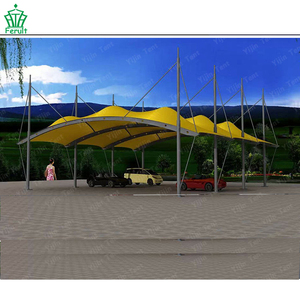 工厂价格Pvdf涂层膜结构车棚盖帐篷停车场遮阳帐篷 - Product Image 3