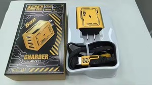 Venta al por mayor 120W tipo <span class=keywords><strong>C</strong></span> GaN PD cargador rápido teléfono carga rápida QC3.0 adaptador de carga con 4 en 1 Cable - Product Image 5