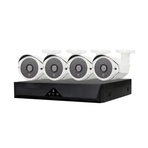 5MP 高分辨率顶级视频质量 4 频道 cctv 安全 4CH poe nvr 相机套件