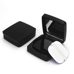 บรรจุภัณฑ์เครื่องสำอางเปล่า ตลับบลัชออน ตลับรองพื้นแบบคุชชั่น ตลับบลัชออนแบบแท่ง บรรจุภัณฑ์สีดำ - Product Image 1