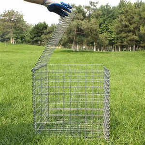 <span class=keywords><strong>Vente</strong></span> directe usine : Gabion en acier galvanisé soudé à trous carrés pour clôtures de jardin et murs de soutènement - Product Image 1