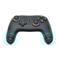 Control Inalámbrico para Juegos al por Mayor, Gamepad con Luz RGB, Giroscopio de 6 Ejes, Vibración Ajustable para Switch, P3, PC, Android