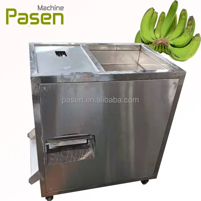 Heißer Verkauf Automatische grüne Bananen schälmaschine mit Förderer