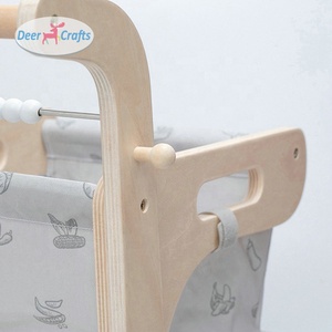 Trotteur en bois de poussée de jouet de caddie éducatif de Offre Spéciale pour le bébé DE16260 - Product Image 2