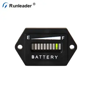 Runleader Batterie Lade Anzeige Entladung Anzeige Meter Spannung <span class=keywords><strong>Tester</strong></span> Für Auto Golf Warenkorb RV Roller Lkw - Product Image 1