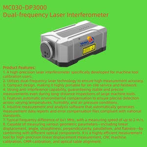 Interferómetro Láser de Frecuencia Única Zhongji MC030-DP3000, Precisión de 0.4 ppm, Alcance de 40 m, Medición de Posicionamiento Lineal - Product Image 6