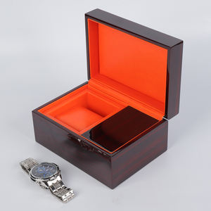 Luxury Elegant Protective Eco-Friendly Rectangle Wooden <b>Watch</b> Storage <b>Case</b> with MDF Material Gift Box - Product Image 3