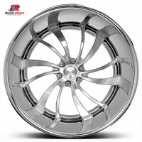 Jantes forgées personnalisées à déport profond pour camionnettes de rue 18-22 pouces 5x5 5x120 5x127 pour Lowrider Chevelle Nova Mustang GMC Ford