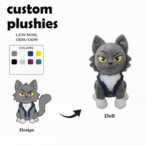 Fabricante de Peluches Personalizados de Alta Calidad, Muñeco de Peluche con Rostro de Niño de Dibujos Animados con Abrigo Marrón, Mercancía de Celebridades, Osos de Peluche Personalizados - Product Image 3