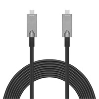 AOC 10Gbps 5m 10m 15M PD 60W Carga rápida 4K @ 60Hz Video 3,2 Gen2 USB Tipo C a Tipo C Cable óptico activo para enlace de cámara