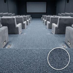 Hotel <b>Carpet</b> Solid Colors Wall to Wall Plush Tufted Modern Style Polyester Cushioned Rectangle Commercial - Product Image 1