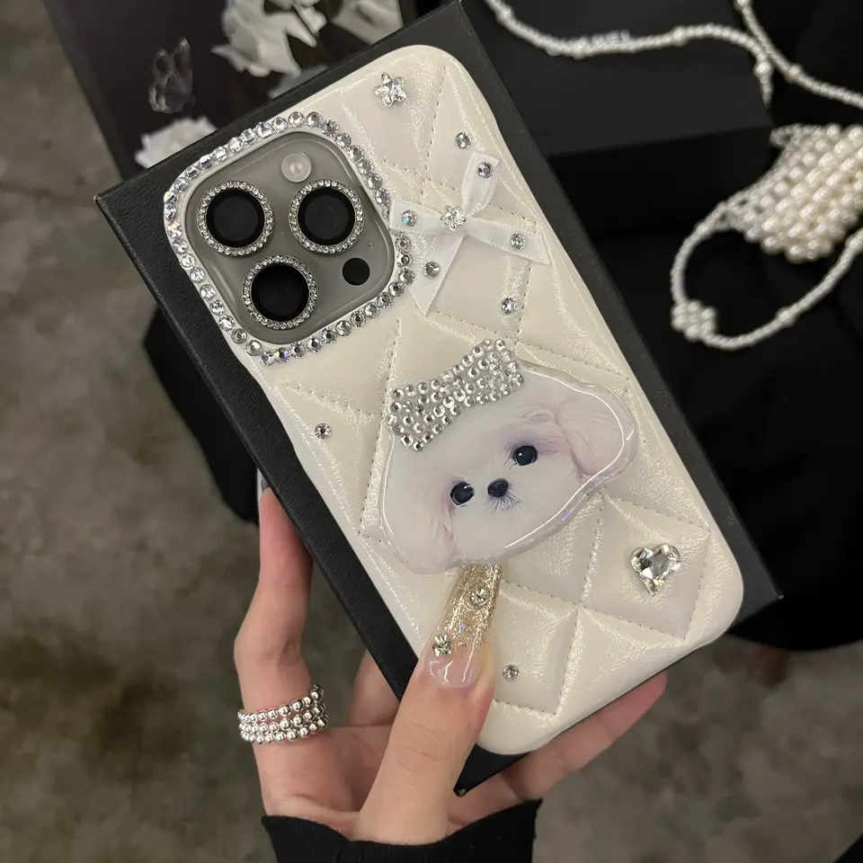 Luxury Stylish Electroplate TPU Shockproof Diamond Case
