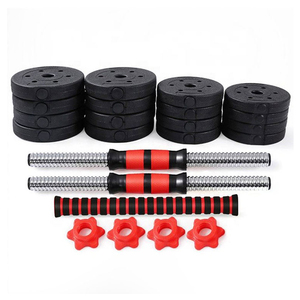 Manubri Fitness per uso domestico 10kg 20kg manubrio Fitness con peso liberamente regolabile - Product Image 6